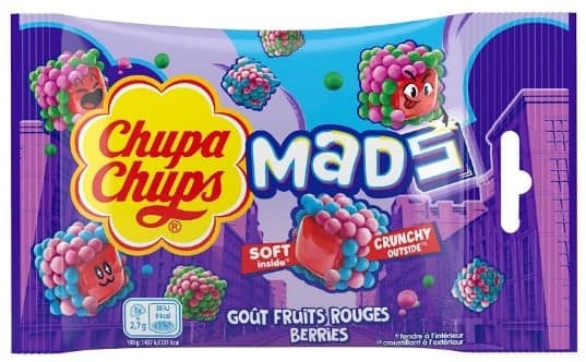 Chupa Chups Mads forest fruit-flavoured gummy candy
