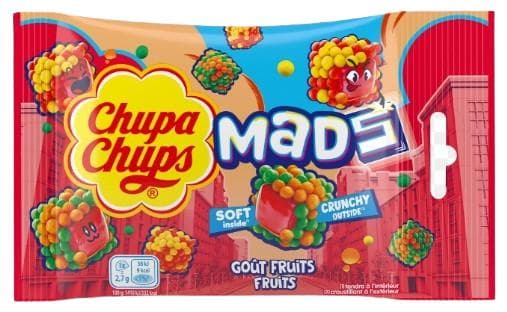Chupa Chups Mads fruit-flavoured gummy candy