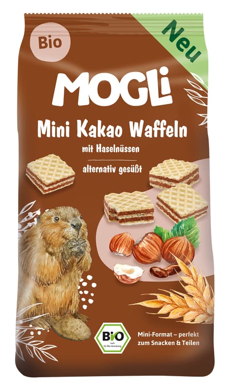 Mogli bio mini kakaós ostya 75g