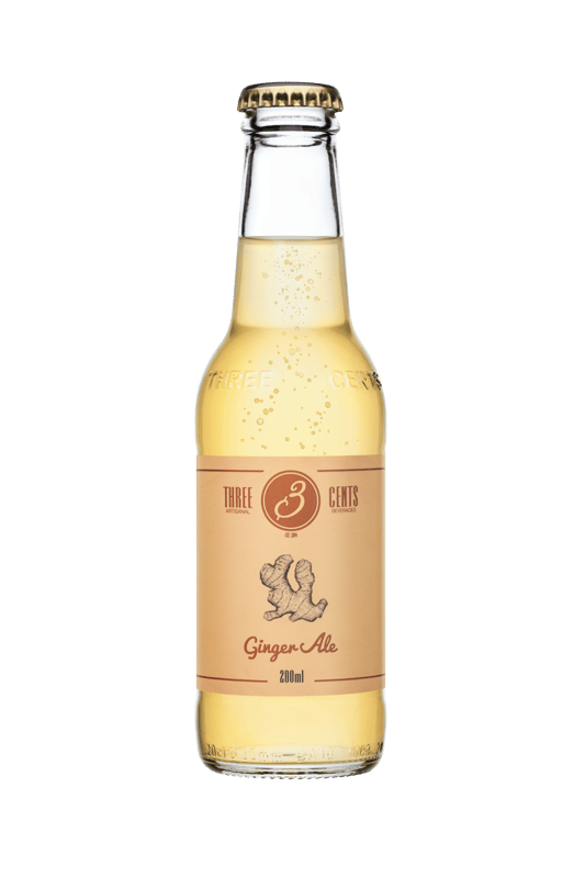 Three Cents Ginger Ale ízű szénsavas üdítőital