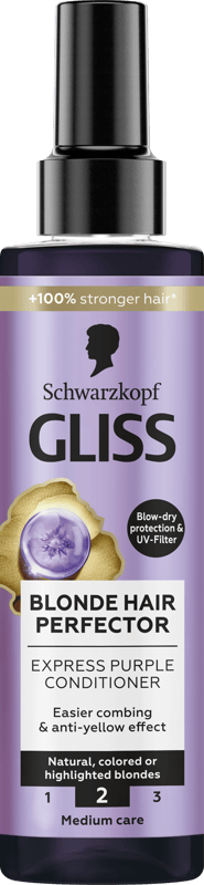 Gliss balzsam Express Repair Lila hamvasító