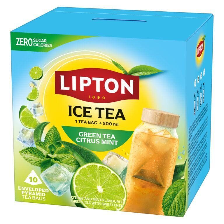 Lipton Cold Brew Green Tea Mint-Lime 10 tea bags X 3.5 g