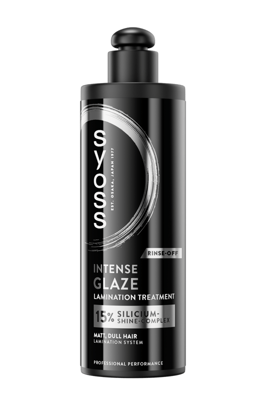 Syoss Intense Glaze Lamination Treatment 200 ml, Hair Care with 15% Silicium-Shine-Complex, Syoss Hair Treatment for Matt, Dull Hair, with Lamination System for Shiny-Glazed Smooth Hair