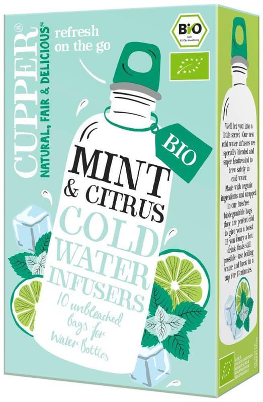 CUPPER COLD BREW - Menta & Citrus nyári bio tea
