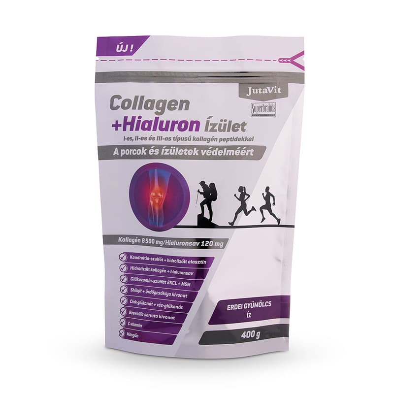 JutaVit Collagen+Hialuron Ízület por Erdei gyümölc