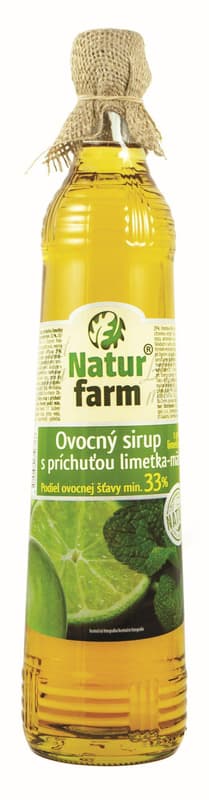 Natur Farm mint lime syrup 0. 7 L