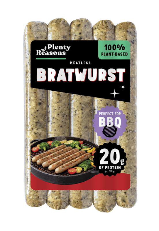 Plenty Reasons Vegán Fehér kolbász jellegű termék