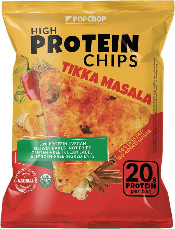 Popcrop High Protein chips Tikka Masala
