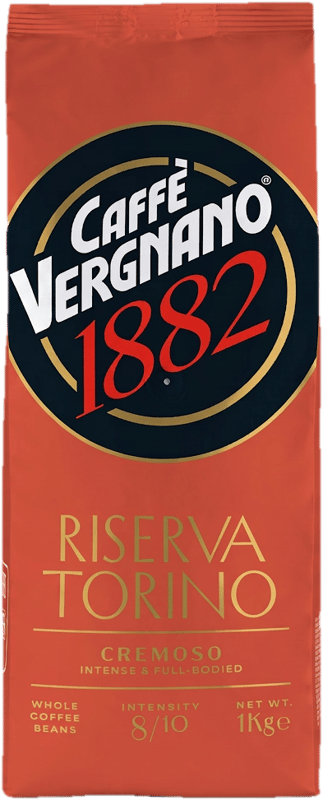 Caffe Vergnano Riserva Torino Cremoso közepes pörkölésű szemes kávé