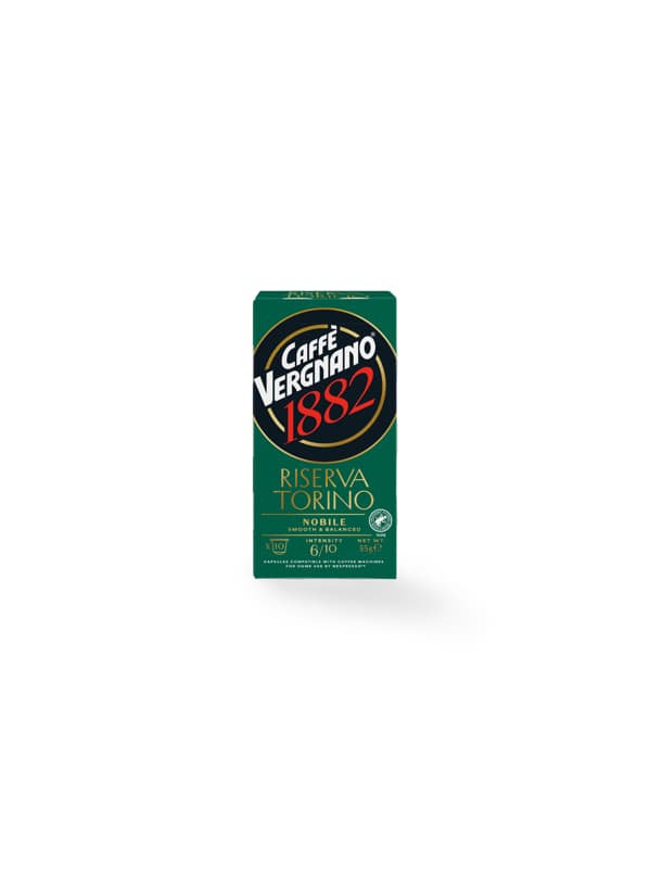 Caffe Vergnano Riserva Torino Nobilo light roasted coffee bean