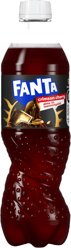 Fanta Low-Energy Apple and Cherry-Flavored Carbonated Soft Drink with Sugar and Sweeteners