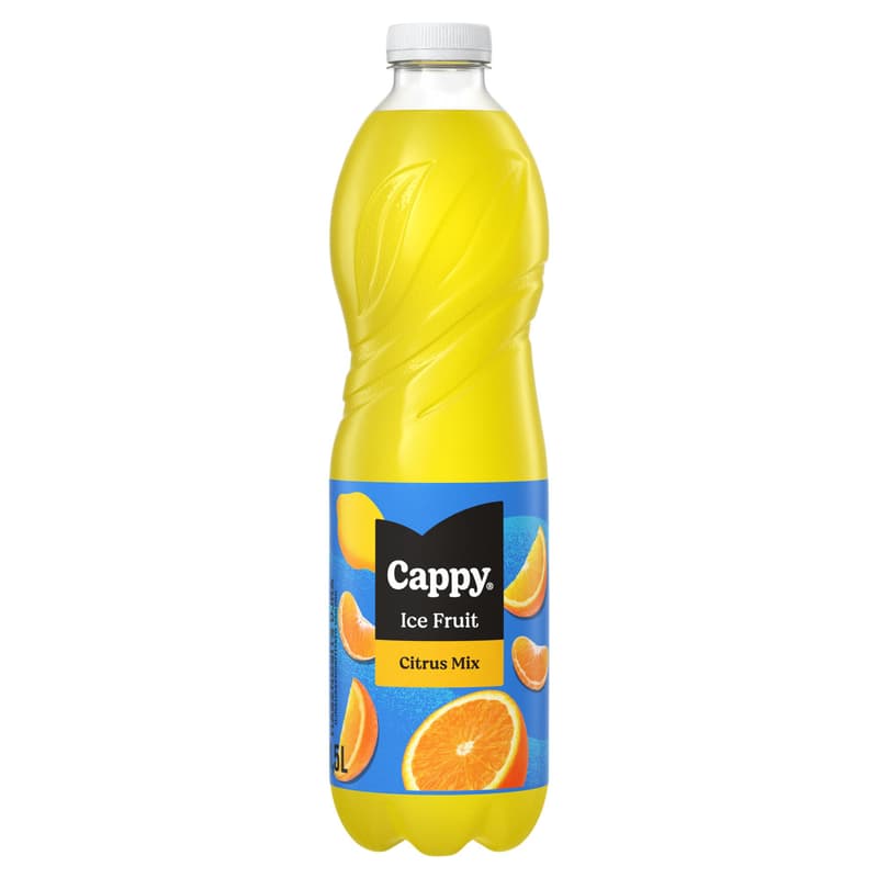 Cappy Ice Fruit szénsavmentes citrusos ízű üdítőital, cukorral és édesítőszerekkel