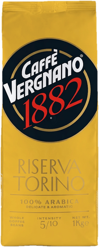 Caffe Vergnano Riserva Torino Arabica medium roasted coffee bean