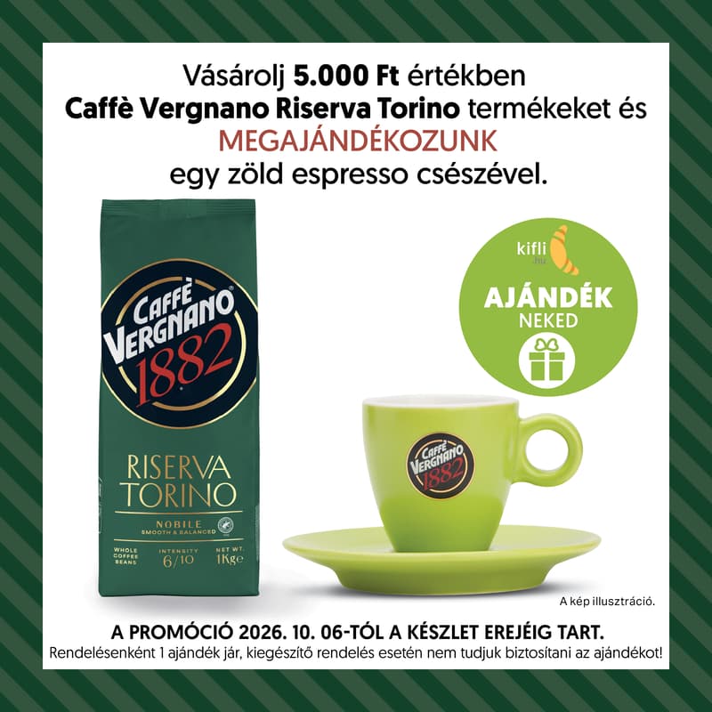 Caffe Vergnano Riserva Torino Nobilo light roasted coffee bean