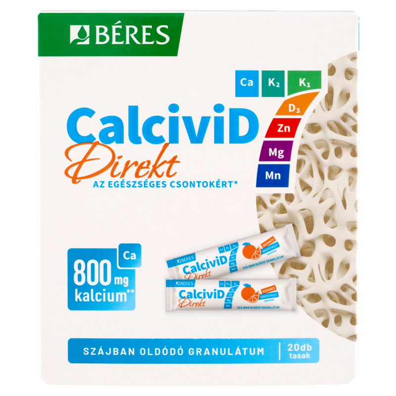 Béres Calcivid 7 direkt szájban oldódó granulátum 20 x 2,5g