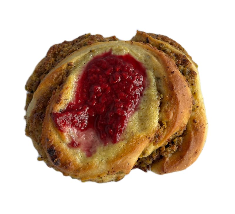 Freyja Pisztáciás málnás bun