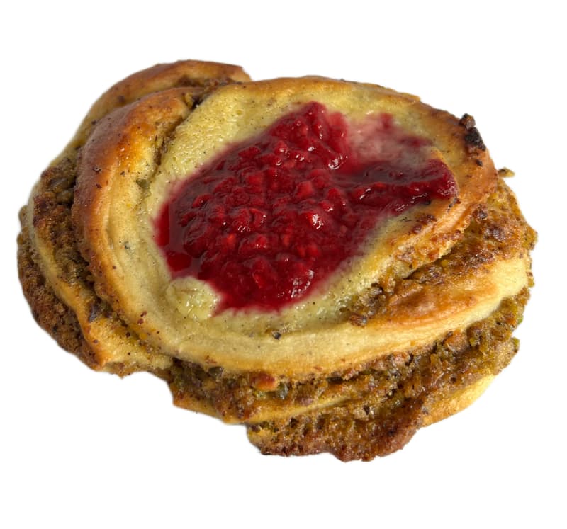 Freyja Pisztáciás málnás bun