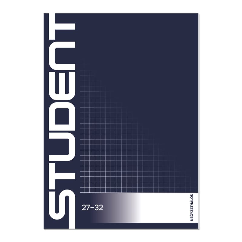 Ico STUDENT Squared Notebook, 32 Sheets, A5