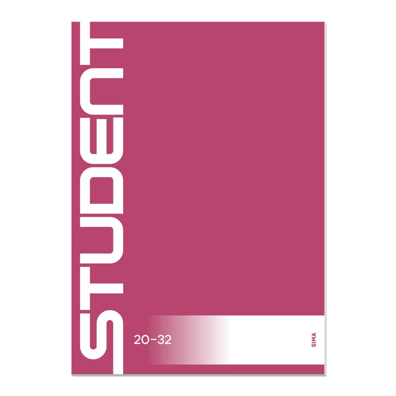 STUDENT lined notebook 32 sheets A5