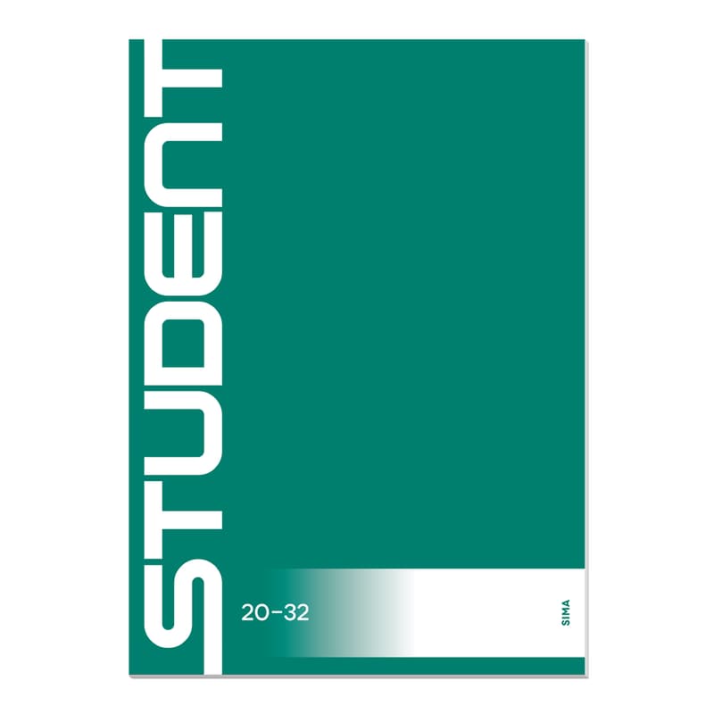 STUDENT lined notebook 32 sheets A5