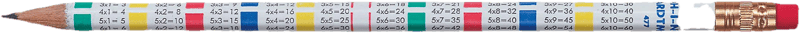 KOH-I-NOOR Graphite Pencil Multiplication Table Cylindrical