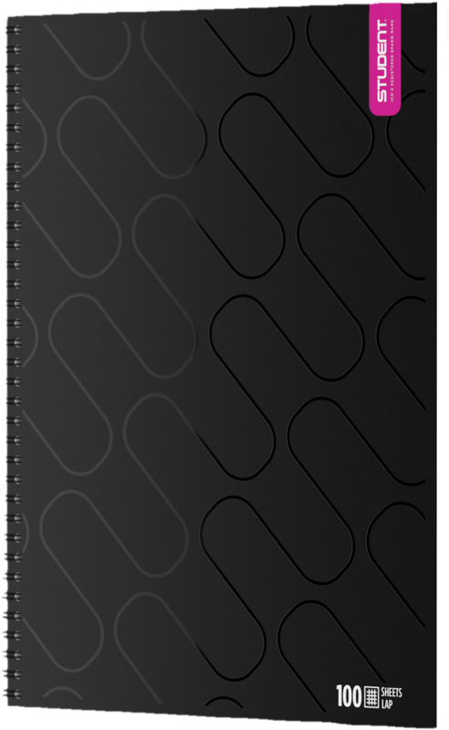 ICO STUDENT Premium Spiral Notebook, Squared, 100 Sheets, A4
