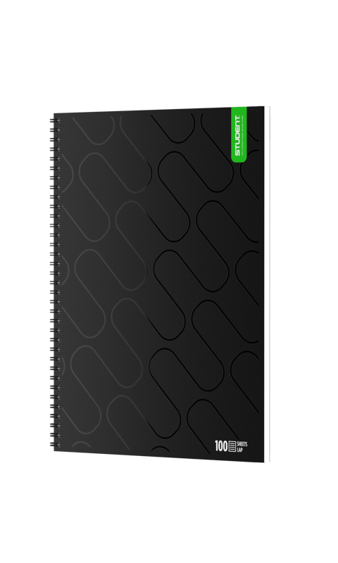 Ico STUDENT Premium Lined Spiral Notebook 100 Sheets A4