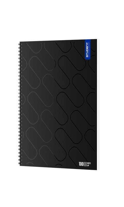 Ico STUDENT Premium Lined Spiral Notebook 100 Sheets A4