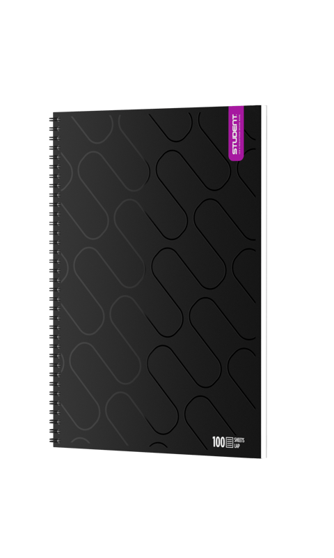Ico STUDENT Premium Lined Spiral Notebook 100 Sheets A4