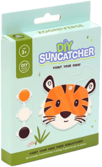 Zooniverse Tiger Paint Your Own DIY Suncatcher