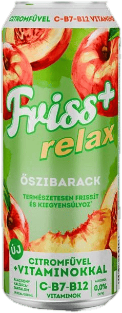 DRS Friss+ 0. 0% Peach can 0. 5 l