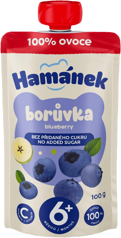 Hamánek desszert alma áfonyával tasakos 100g