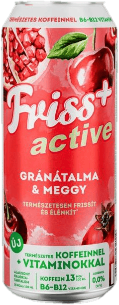 DRS Friss+ 0. 0% pomegranate–sour cherry can 0. 5 l