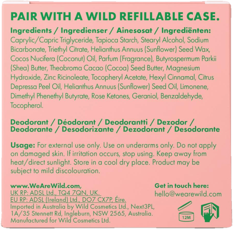 Wild Juicy Mango Deo Refill 40g