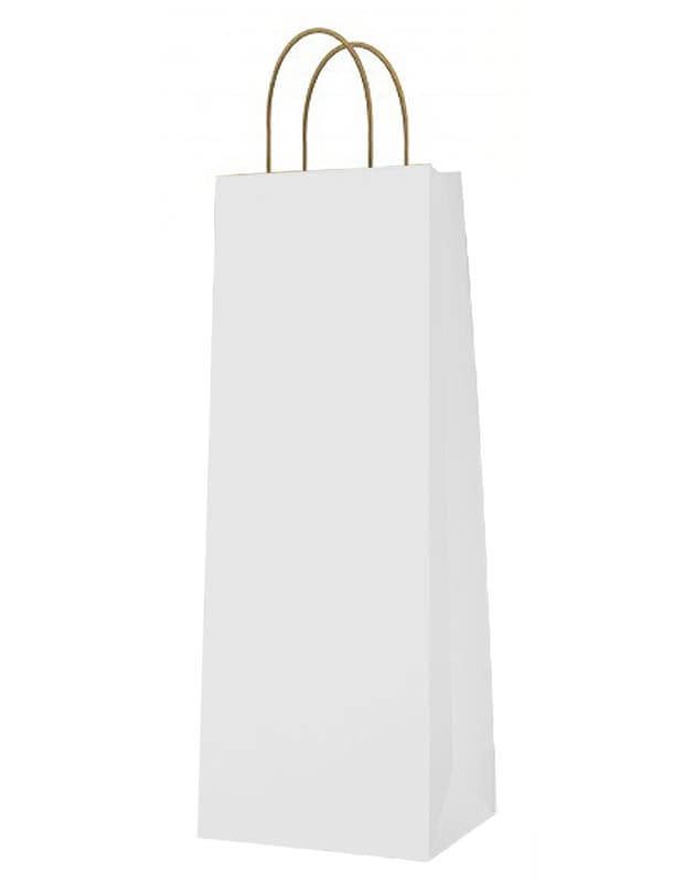Paper bag white 14x36x8