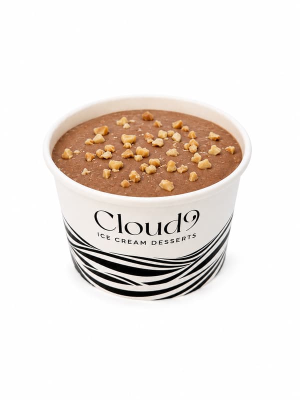 Hazelnut chocolate protein ice cream – with no added sugar