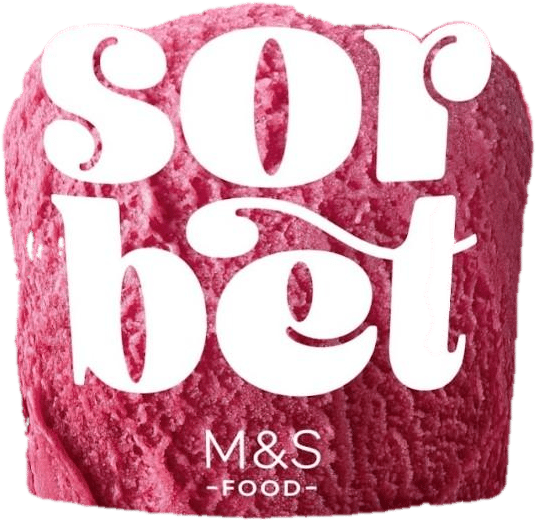M&S Food RASPBERRY SORBET