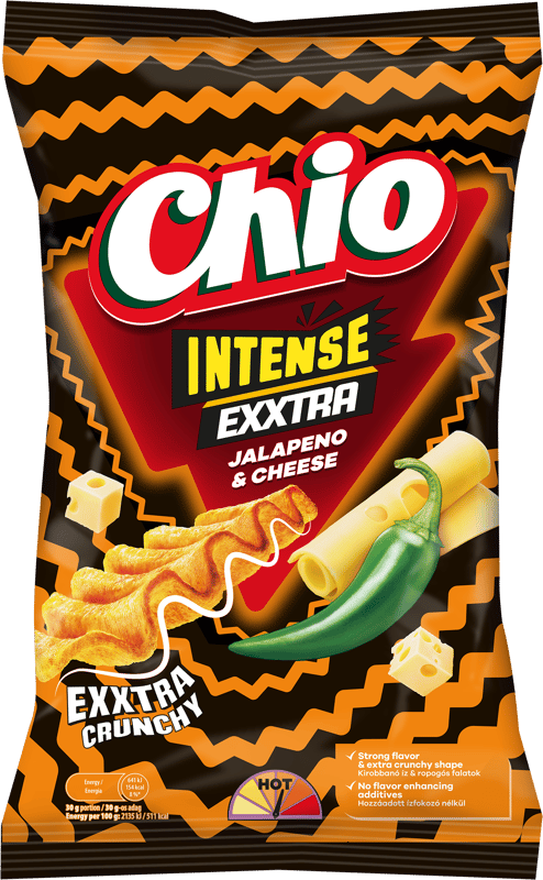 Chio Chips Intense Jalapeno and Cheese