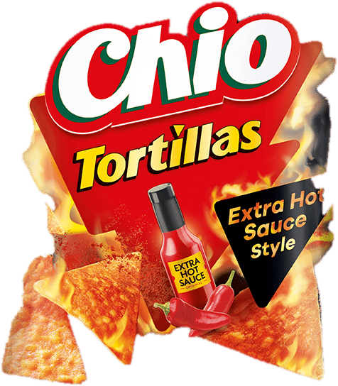 Chio Tortilla Extra Hot Sauce Style