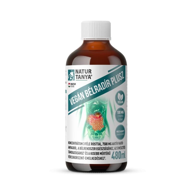 Natur Tanya® Vegán Bélradír Plusz rostkomplex 480 ml