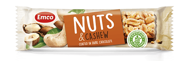 Nuts & Cashew coated in dark chocolate 35 g