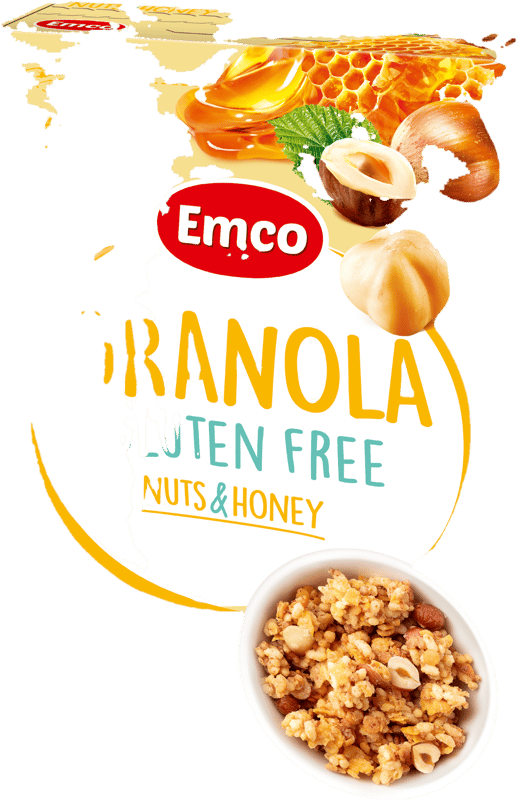 Emco Gluténmentes Granola mézzel és erdei mogyoróval
