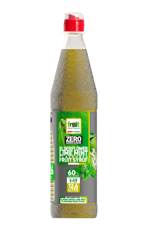 Pölöskei Fruit Fresh ZERO bodza-lime-menta gyümölcsszörp