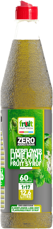 Pölöskei Fruit Fresh ZERO bodza-lime-menta gyümölcsszörp