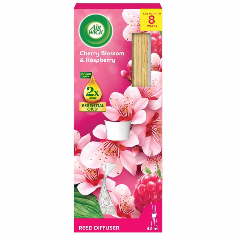 Air Wick Reed Diffuser, Cherry blossom & Raspberry