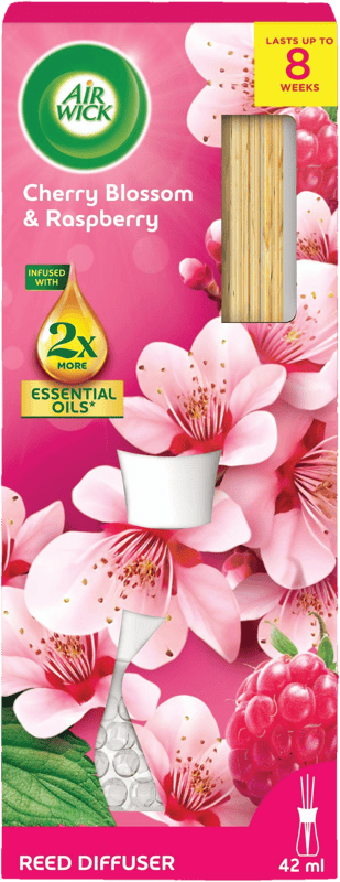Air Wick Reed Diffuser, Cherry blossom & Raspberry
