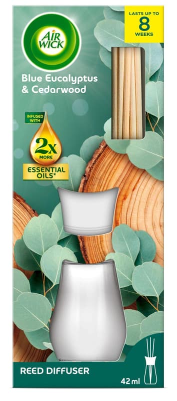 Air Wick Reed Diffuser, Blue Eucalyptus & Cedarwood