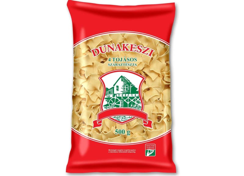 Dunakeszi 4 tojásos ruffled large square pasta
