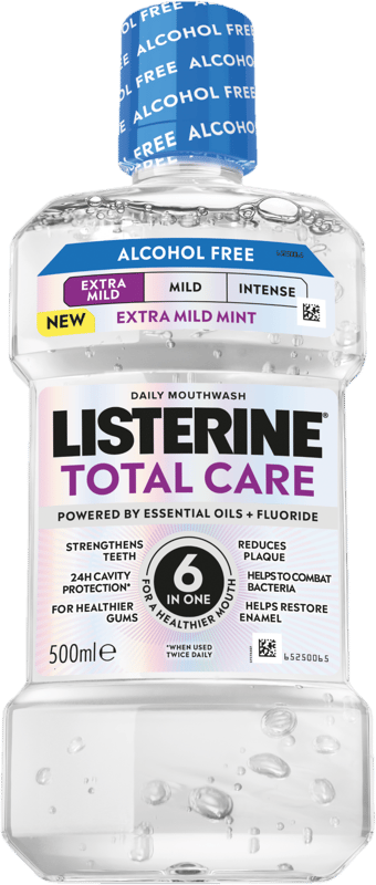 Listerine Total Care Extra Mild szájvíz (alkoholmentes)