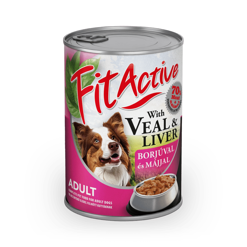 Fitactive DOG 1250g Veal + Liver